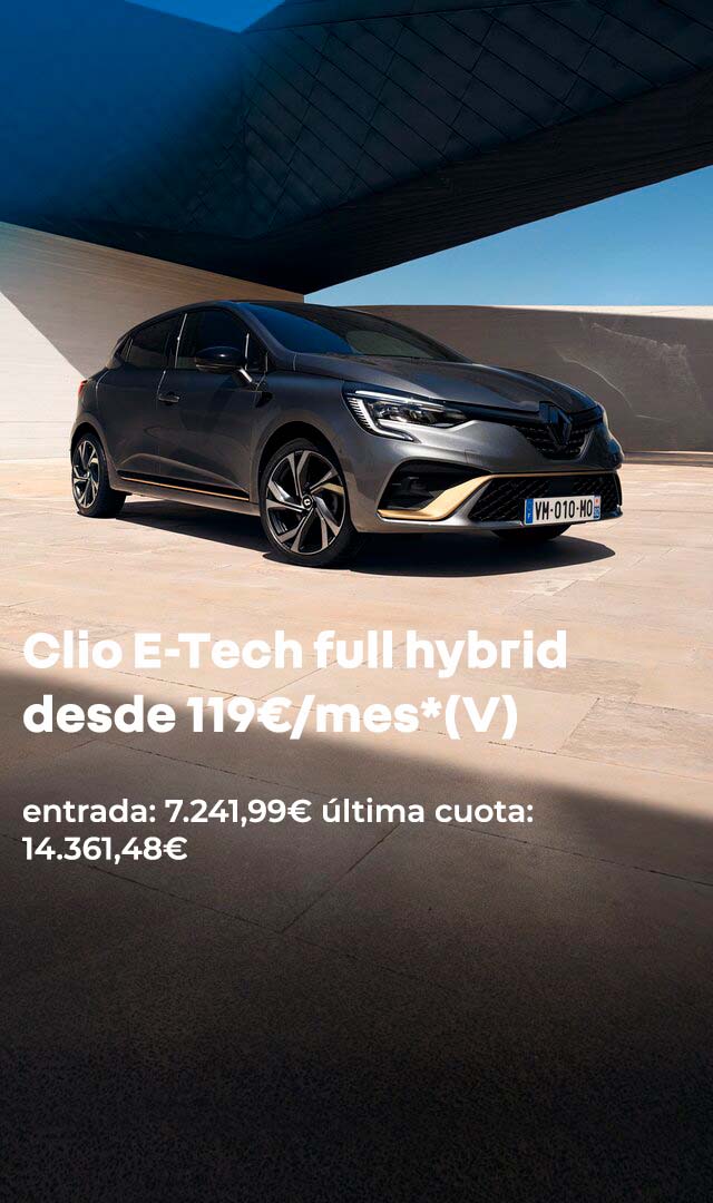 Clio E-Tech full hybrid desde 119€/mes*(V)